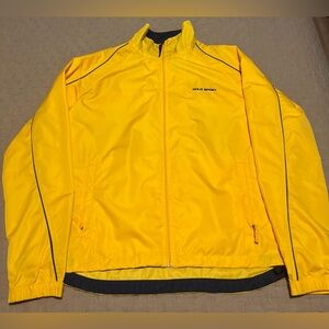 Vintage Y2K Polo Sport Ralph Lauren Windbreaker Jacket CP93 Yellow Blue Men's L